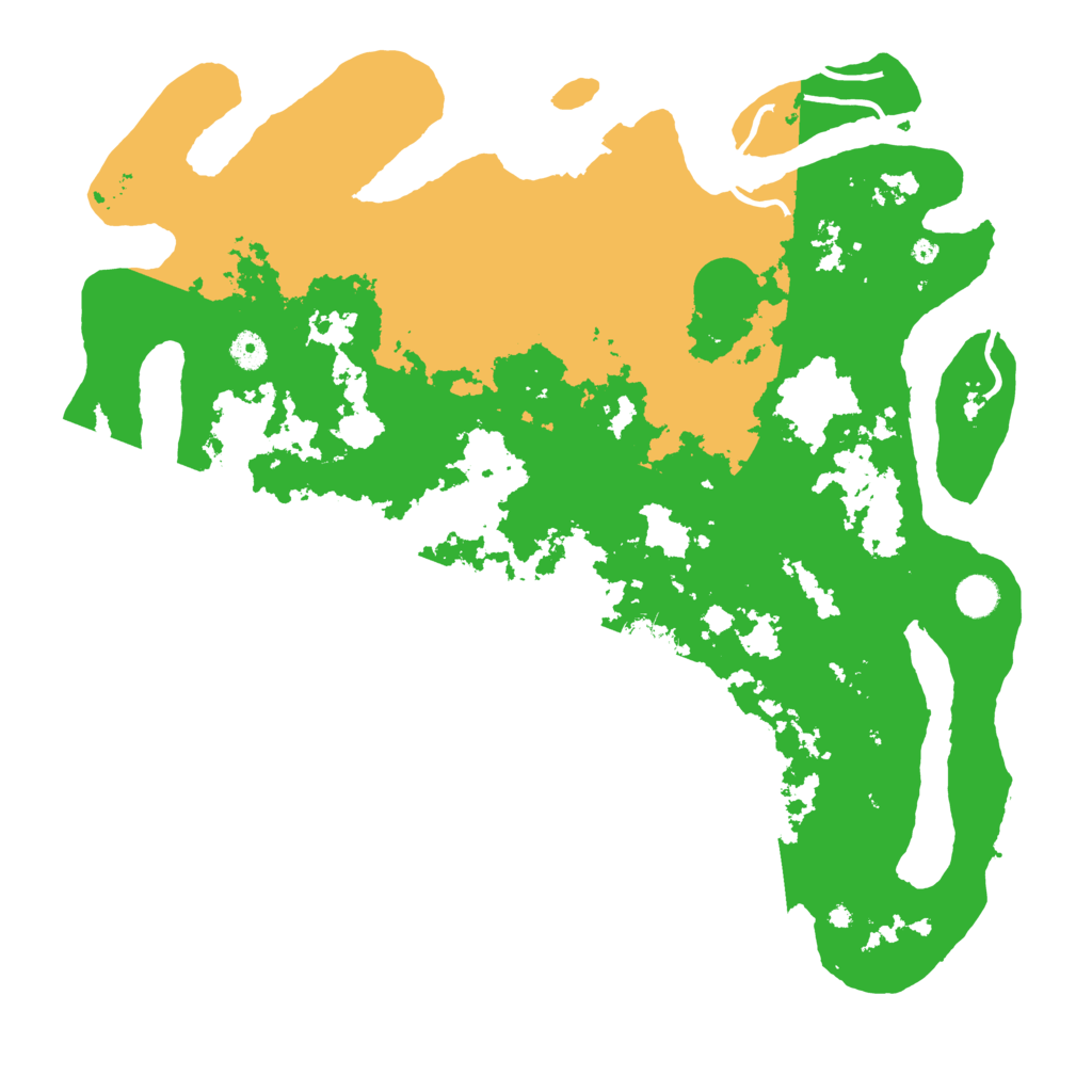 Biome Rust Map: Procedural Map, Size: 4500, Seed: 2043606724