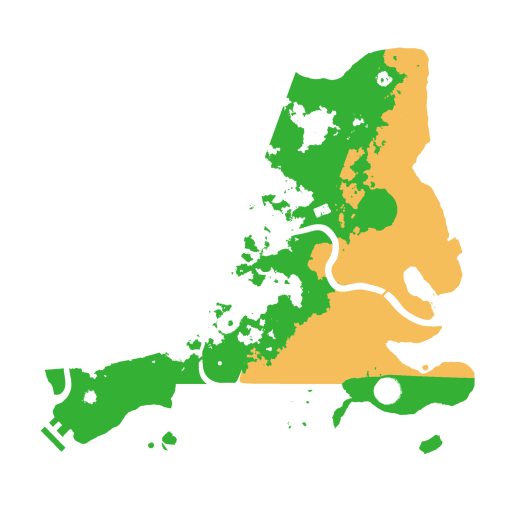 Biome Rust Map: Procedural Map, Size: 3500, Seed: 235862998