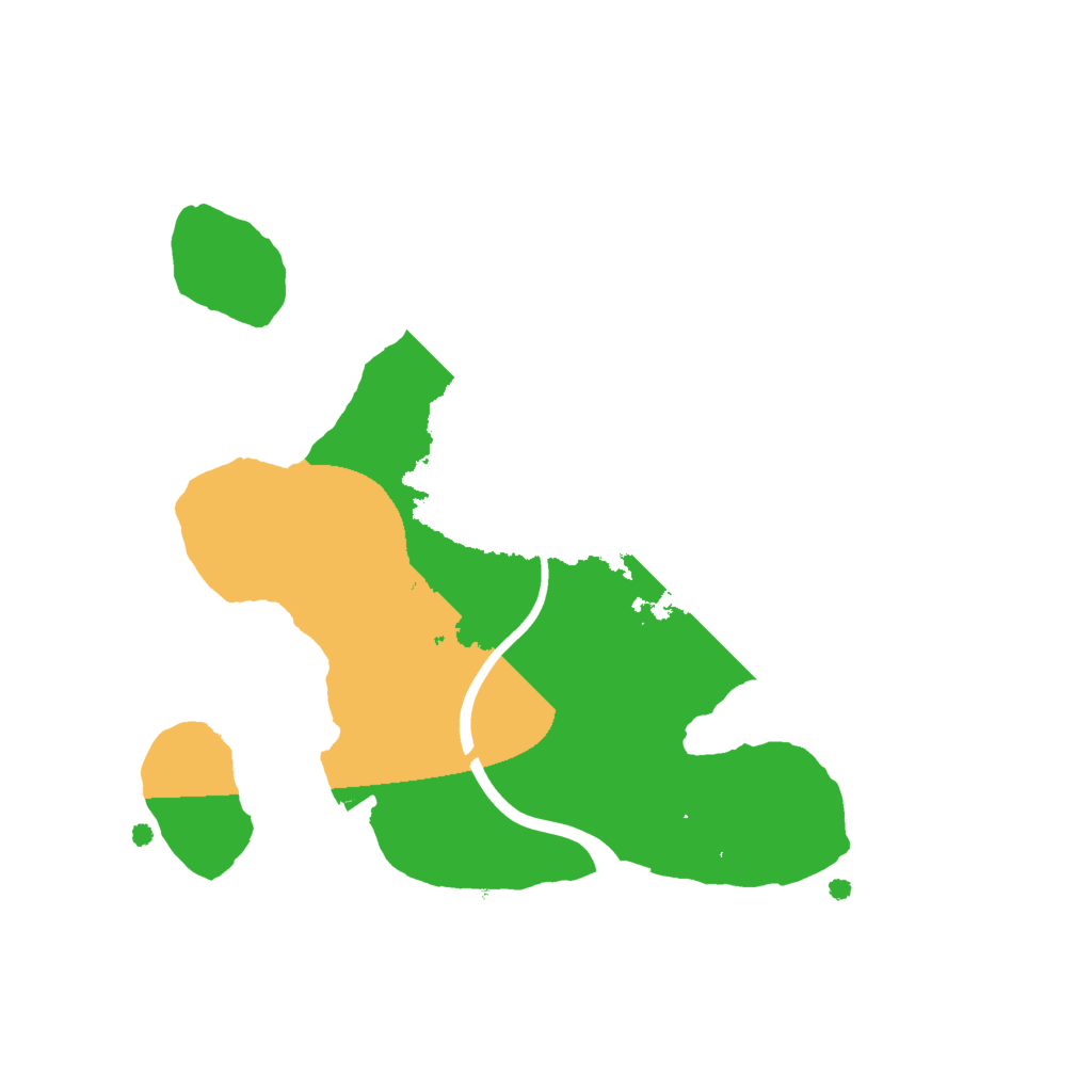 Biome Rust Map: Procedural Map, Size: 2000, Seed: 522181959