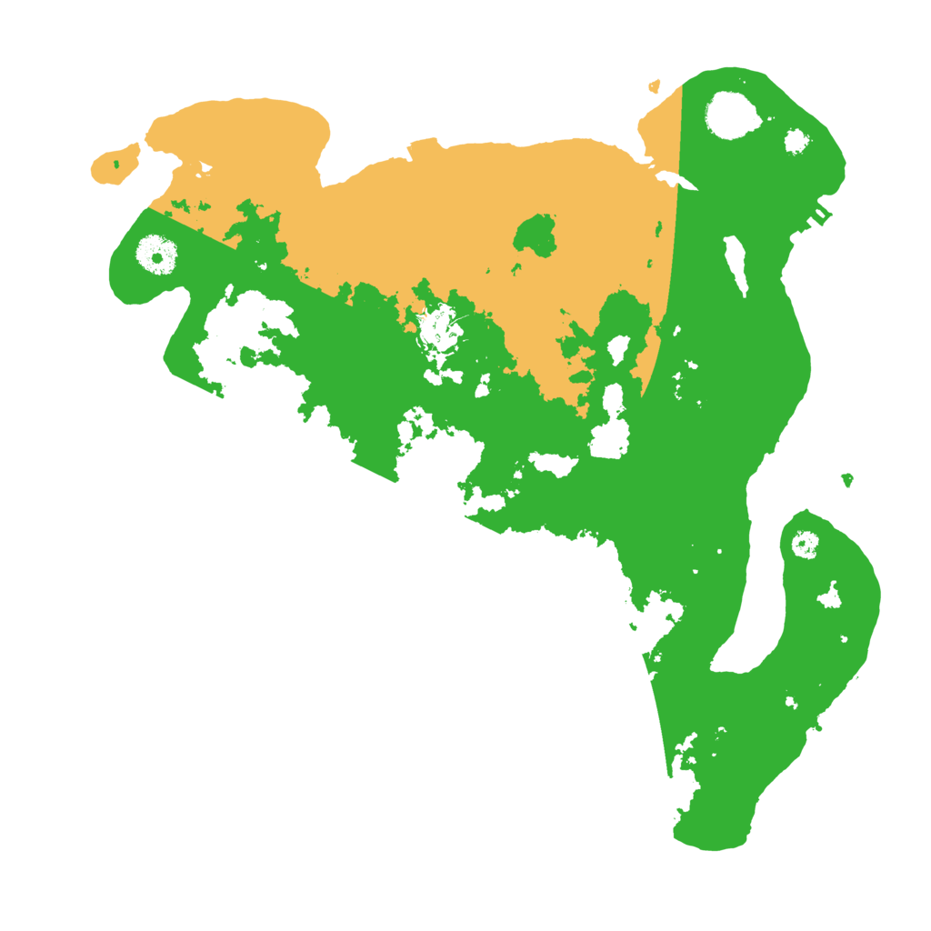 Biome Rust Map: Procedural Map, Size: 3500, Seed: 1421448963
