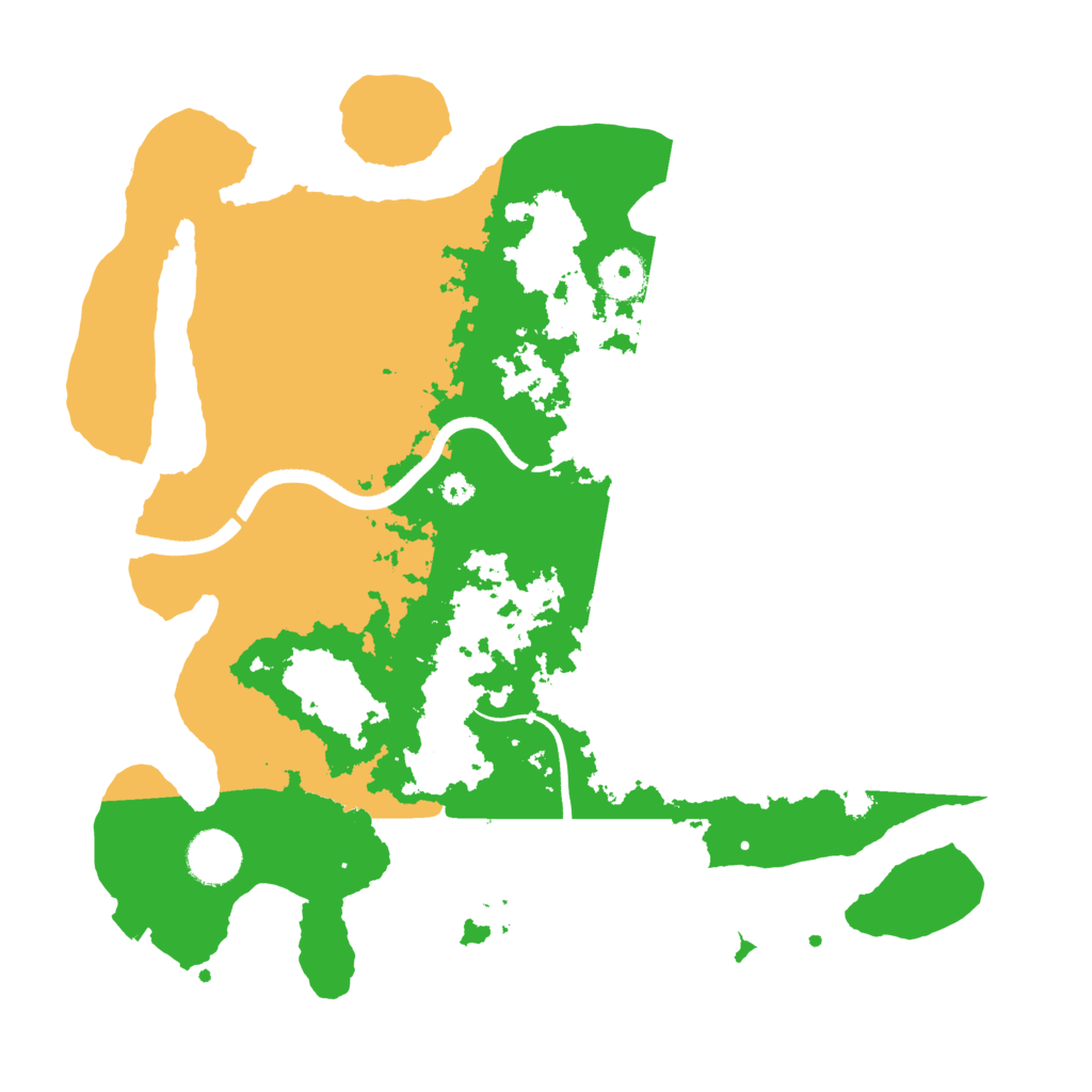 Biome Rust Map: Procedural Map, Size: 3500, Seed: 9115262