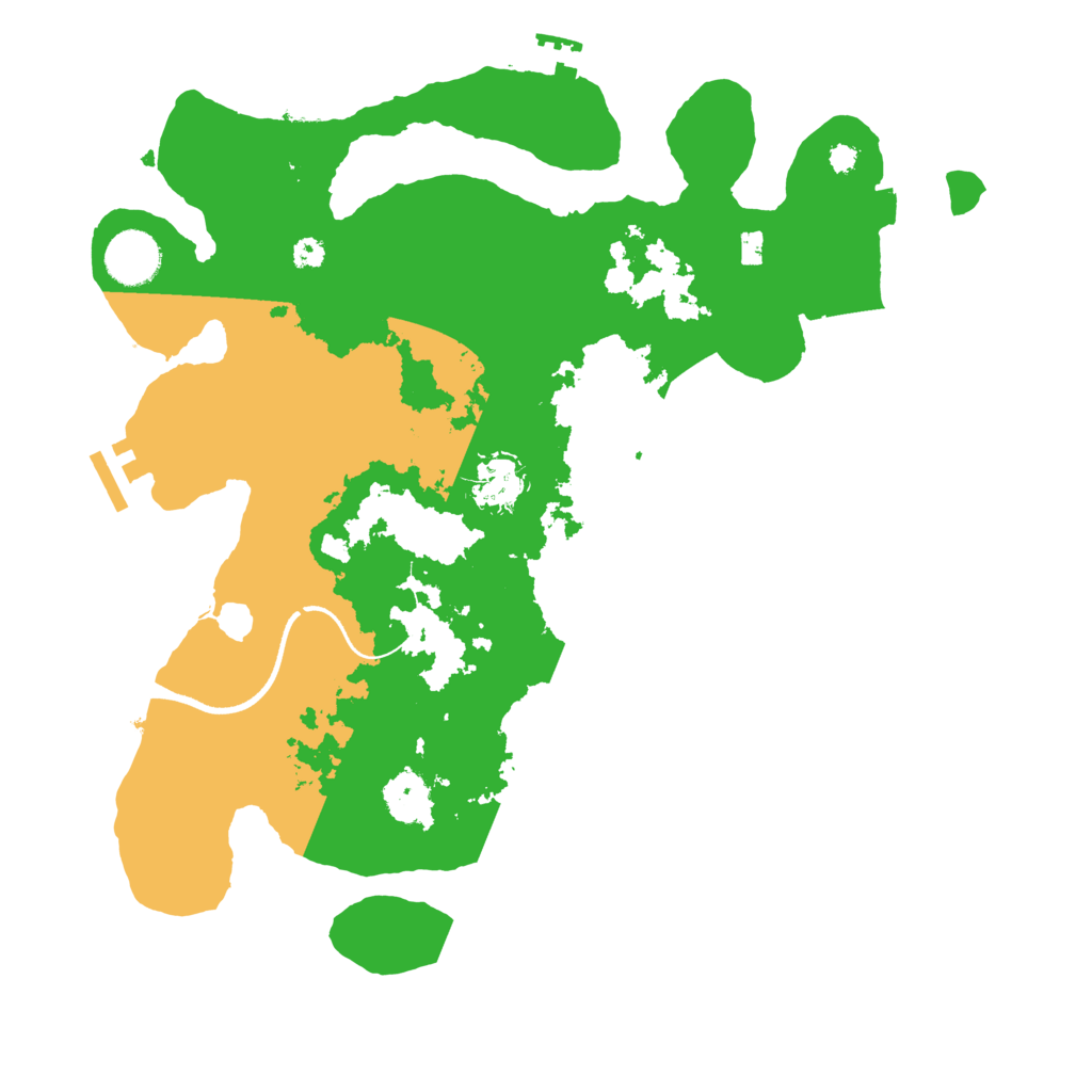 Biome Rust Map: Procedural Map, Size: 3500, Seed: 266288946
