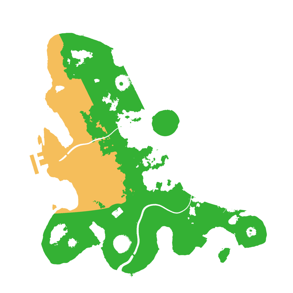 Biome Rust Map: Procedural Map, Size: 3000, Seed: 1421280839