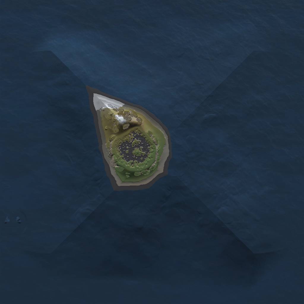 Rust Map: Procedural Map, Size: 1000, Seed: 1979346493, 3 Monuments