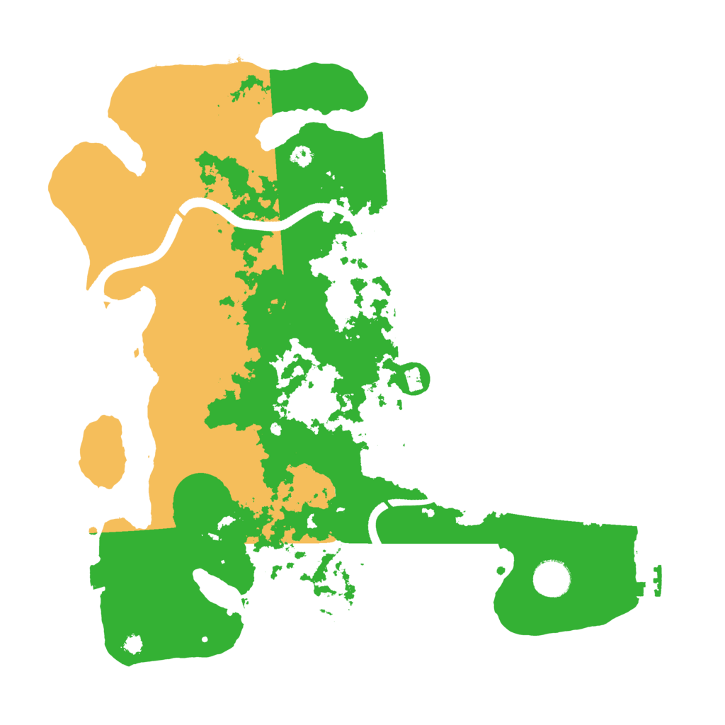 Biome Rust Map: Procedural Map, Size: 3500, Seed: 1260915839
