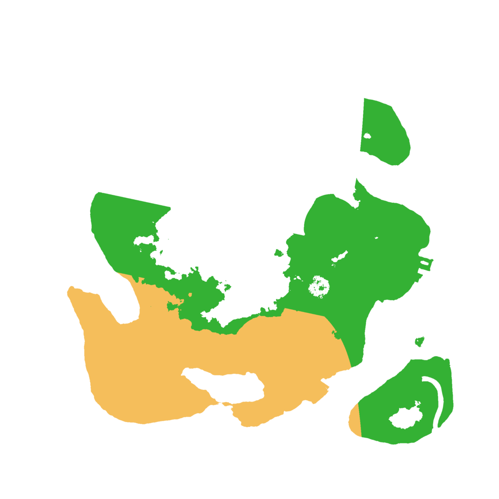 Biome Rust Map: Procedural Map, Size: 2500, Seed: 19021992