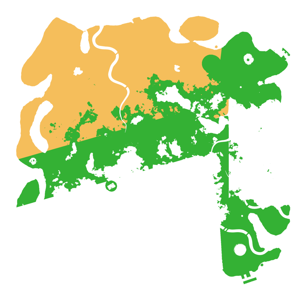 Biome Rust Map: Procedural Map, Size: 4500, Seed: 1138188684