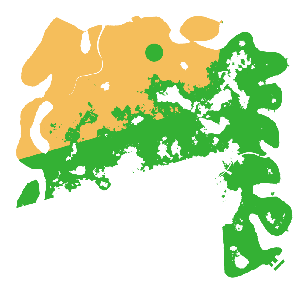 Biome Rust Map: Procedural Map, Size: 4500, Seed: 1138188684