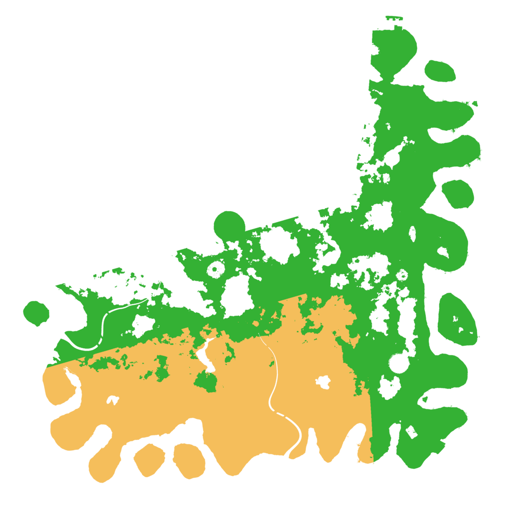 Biome Rust Map: Procedural Map, Size: 4500, Seed: 1529247803