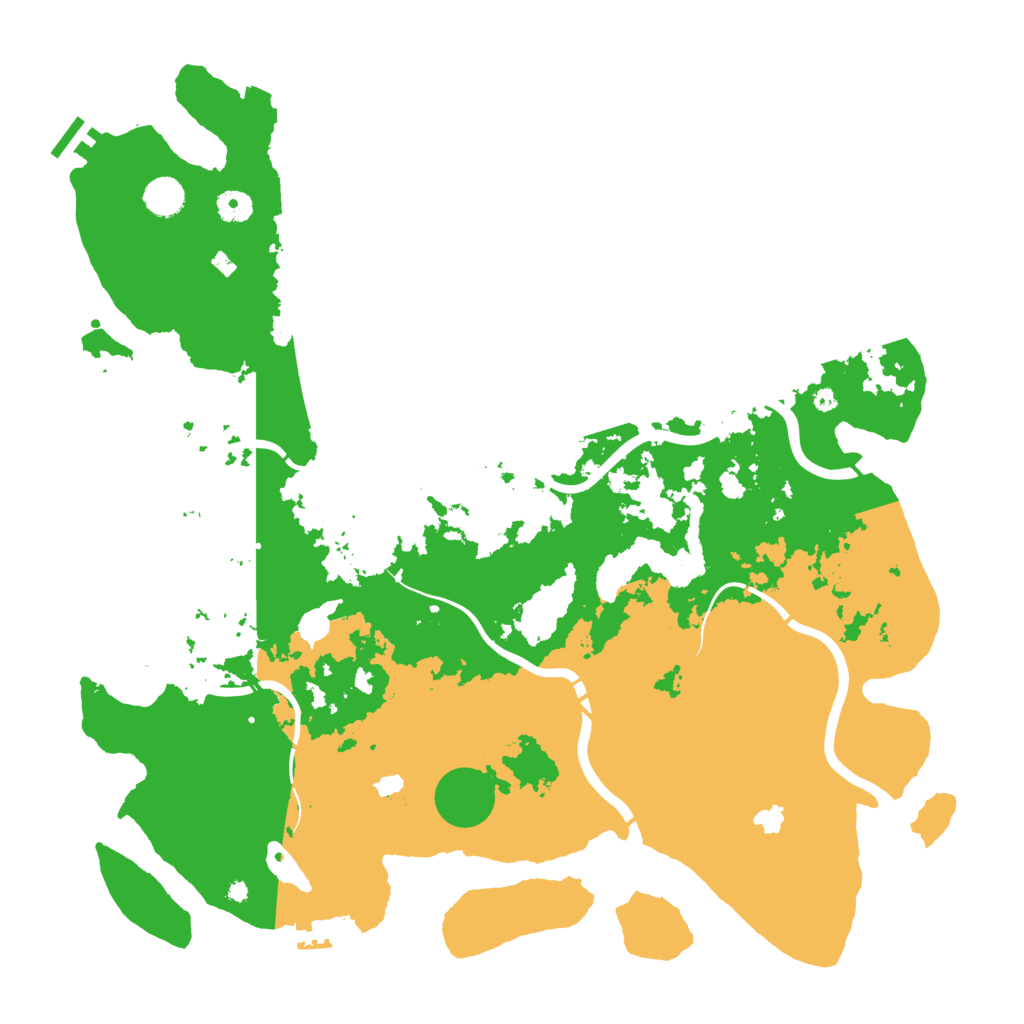 Biome Rust Map: Procedural Map, Size: 4500, Seed: 136703676
