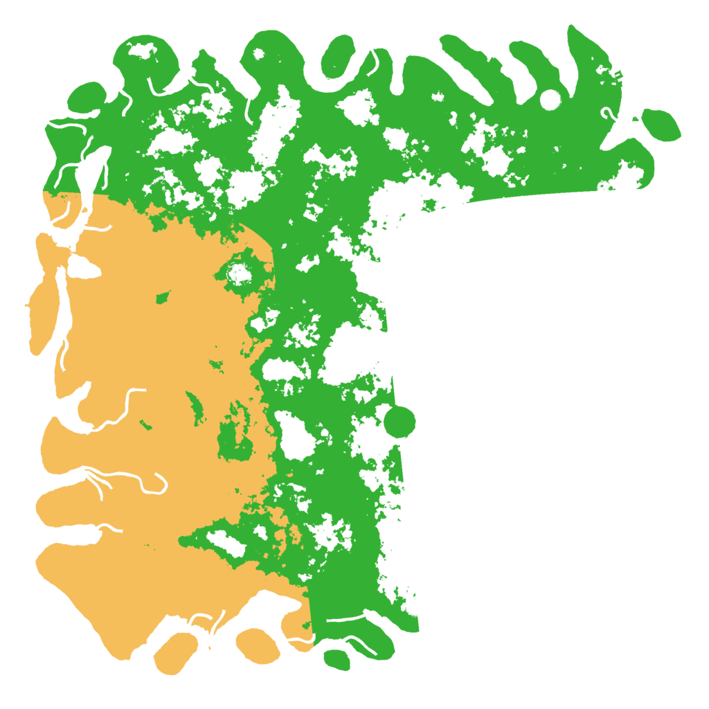 Biome Rust Map: Procedural Map, Size: 6000, Seed: 6875