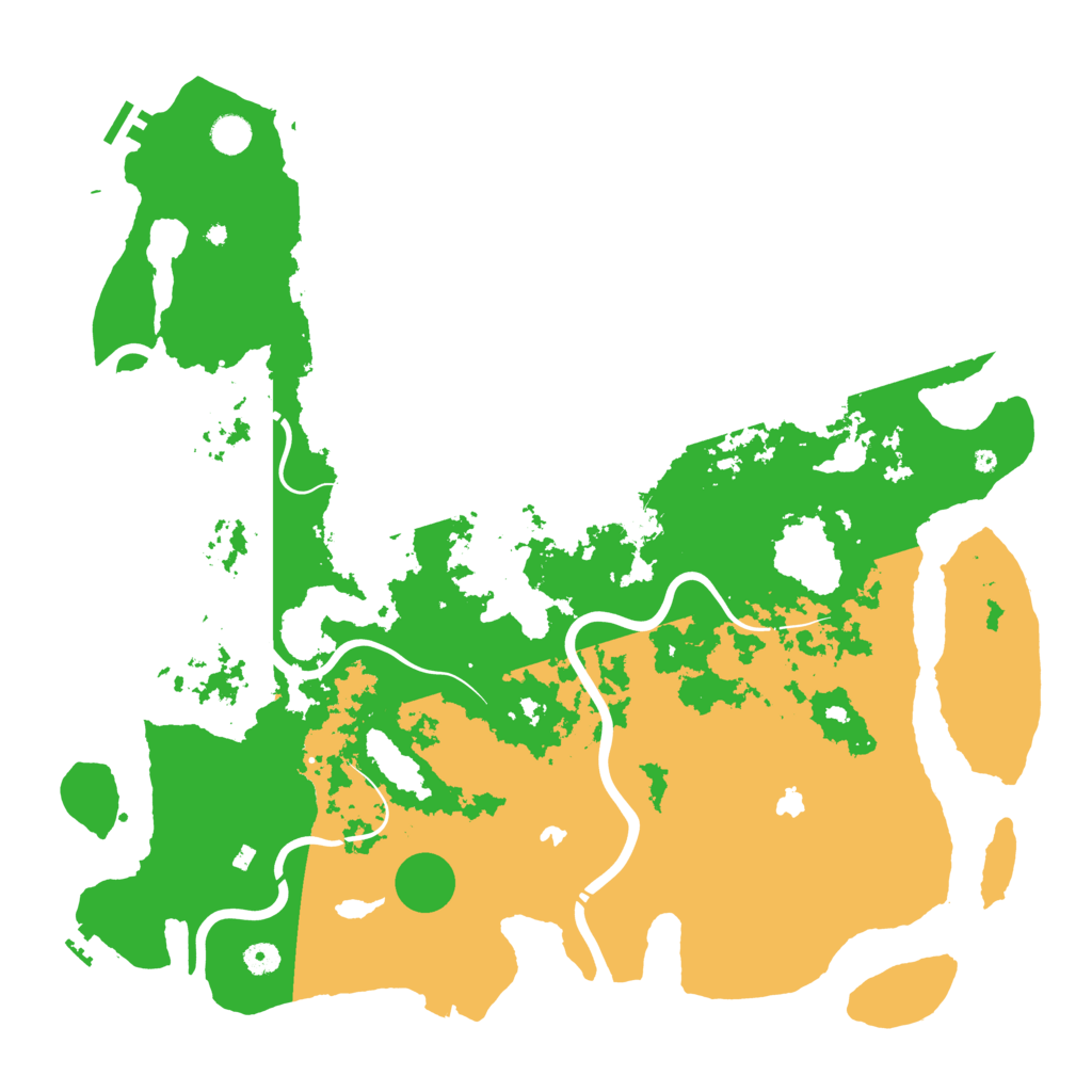 Biome Rust Map: Procedural Map, Size: 4800, Seed: 1070064659