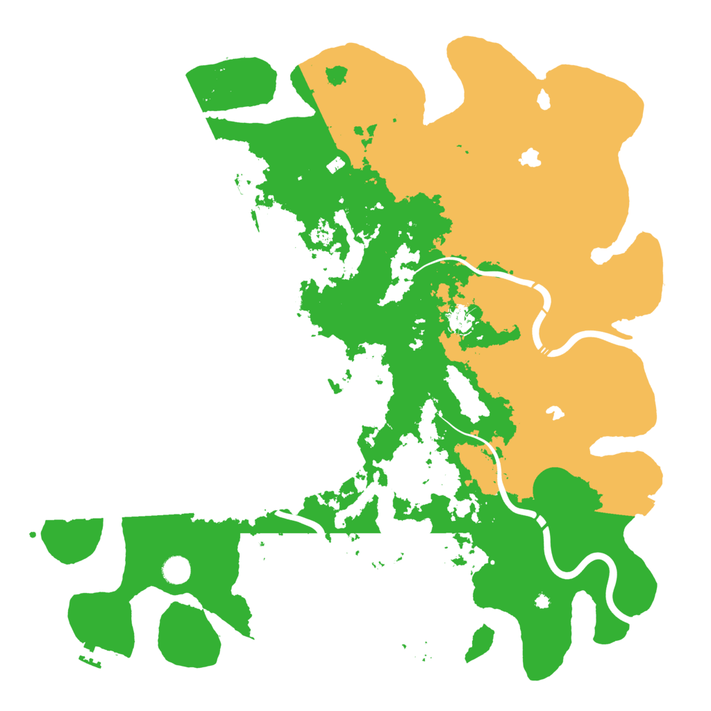 Biome Rust Map: Procedural Map, Size: 4500, Seed: 636096374
