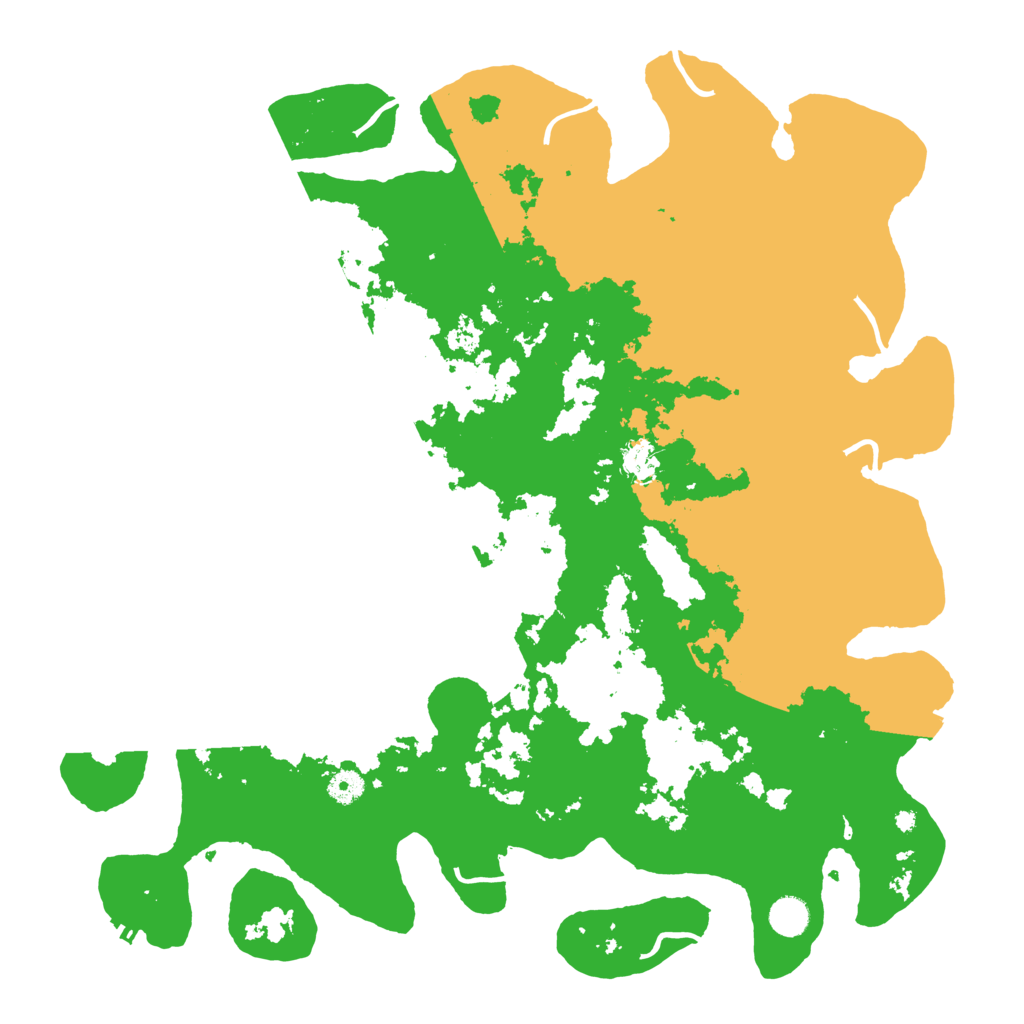 Biome Rust Map: Procedural Map, Size: 4500, Seed: 636096374