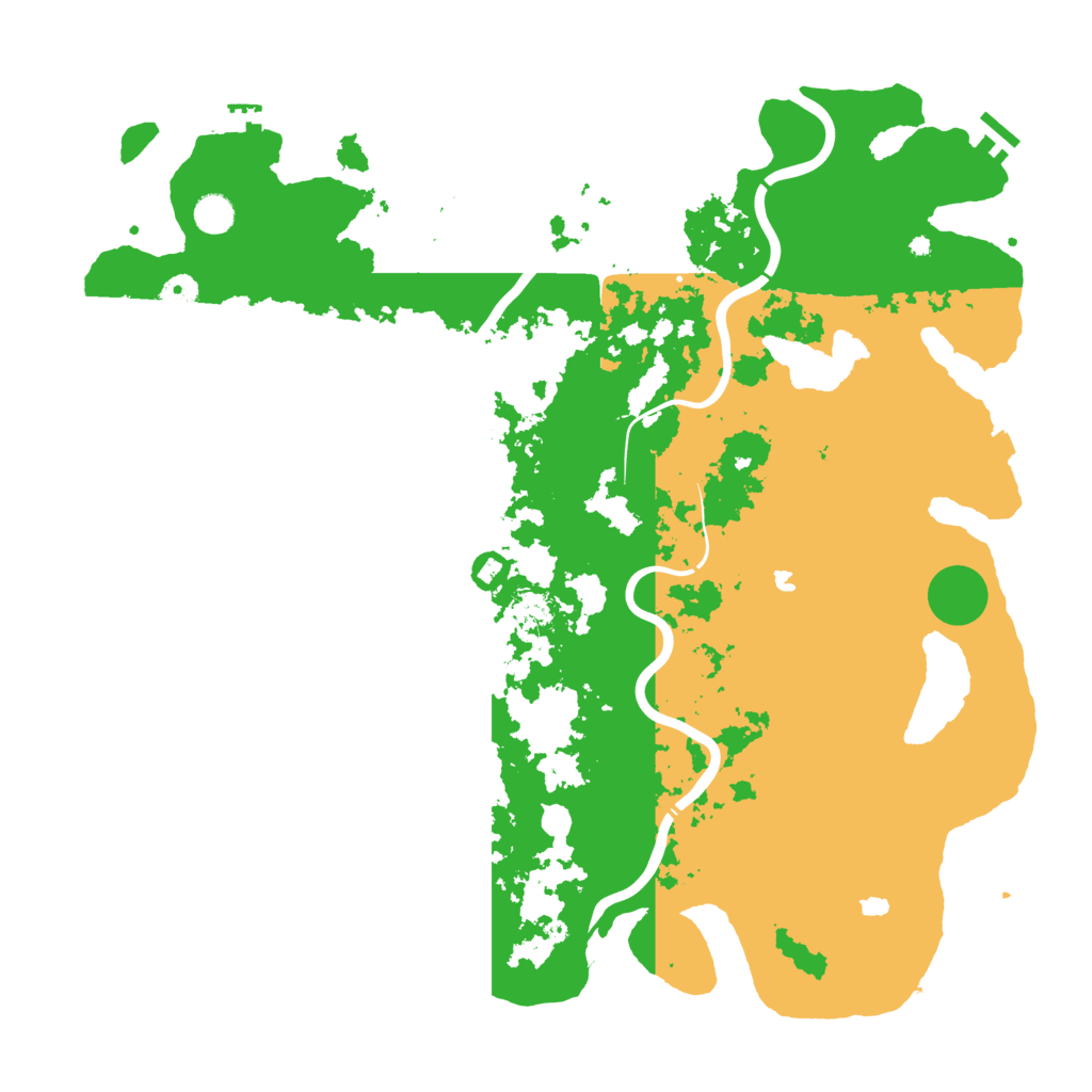 Biome Rust Map: Procedural Map, Size: 4800, Seed: 2004360693