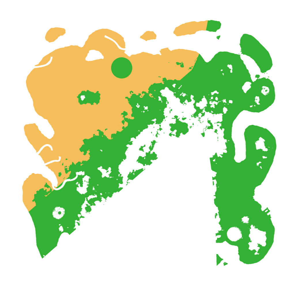 Biome Rust Map: Procedural Map, Size: 3700, Seed: 1075046658