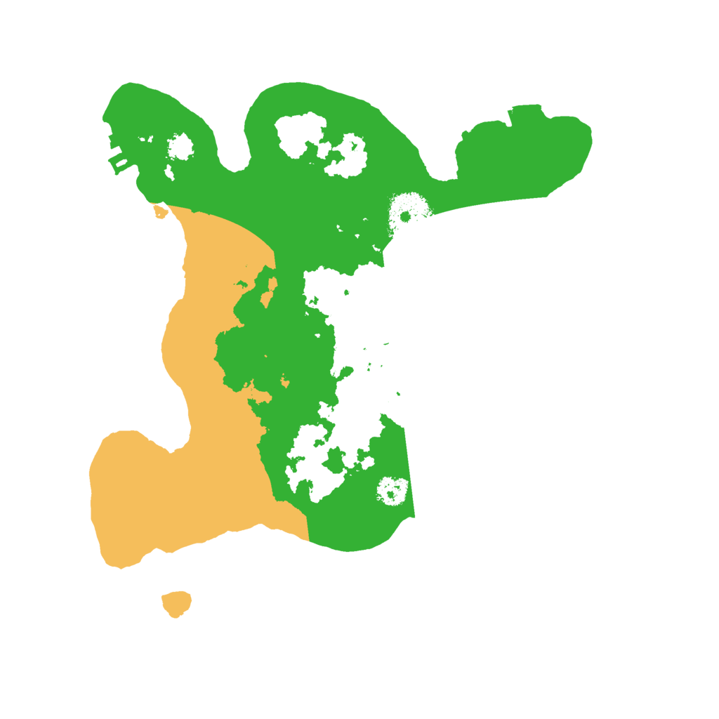 Biome Rust Map: Procedural Map, Size: 2500, Seed: 1483196545