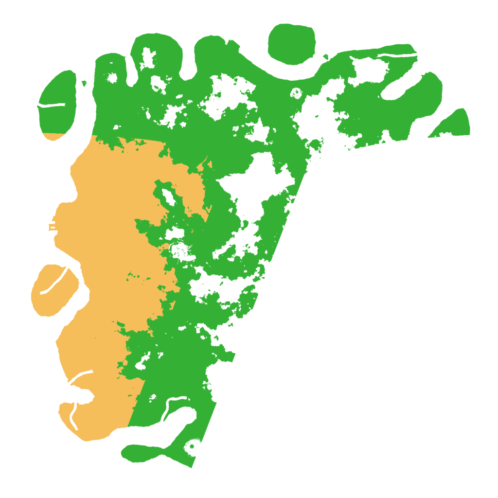 Biome Rust Map: Procedural Map, Size: 4500, Seed: 1043327813