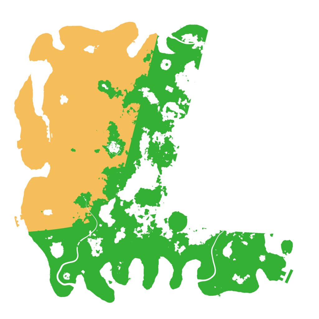 Biome Rust Map: Procedural Map, Size: 4500, Seed: 264015490