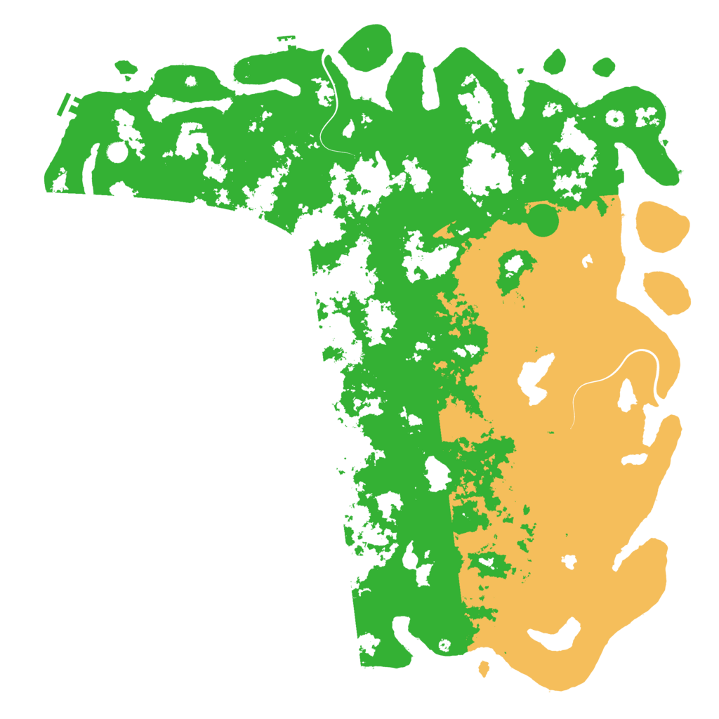 Biome Rust Map: Procedural Map, Size: 6000, Seed: 415130388