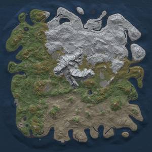 Thumbnail Rust Map: Procedural Map, Size: 5000, Seed: 238457388, 17 Monuments