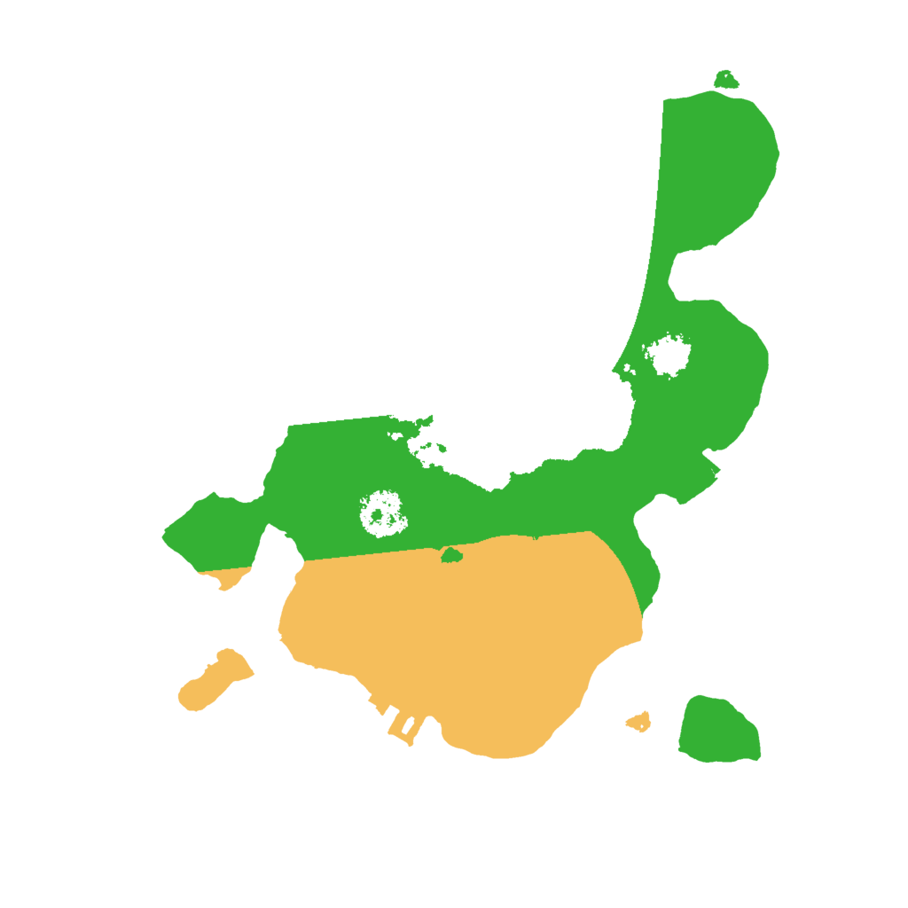 Biome Rust Map: Procedural Map, Size: 2000, Seed: 1181737280