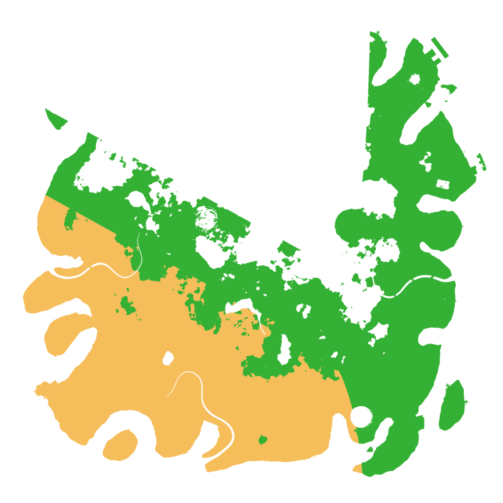 Biome Rust Map: Procedural Map, Size: 4250, Seed: 546286737
