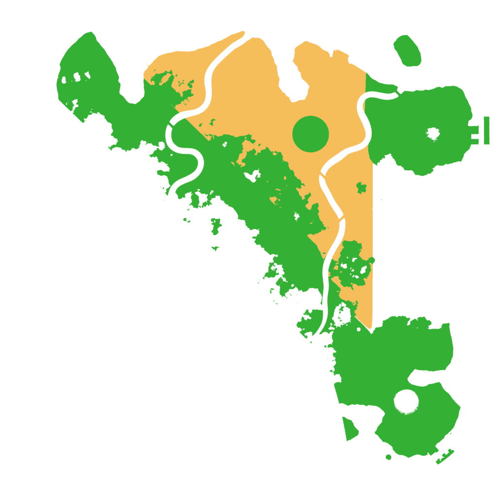 Biome Rust Map: Procedural Map, Size: 3600, Seed: 82102108
