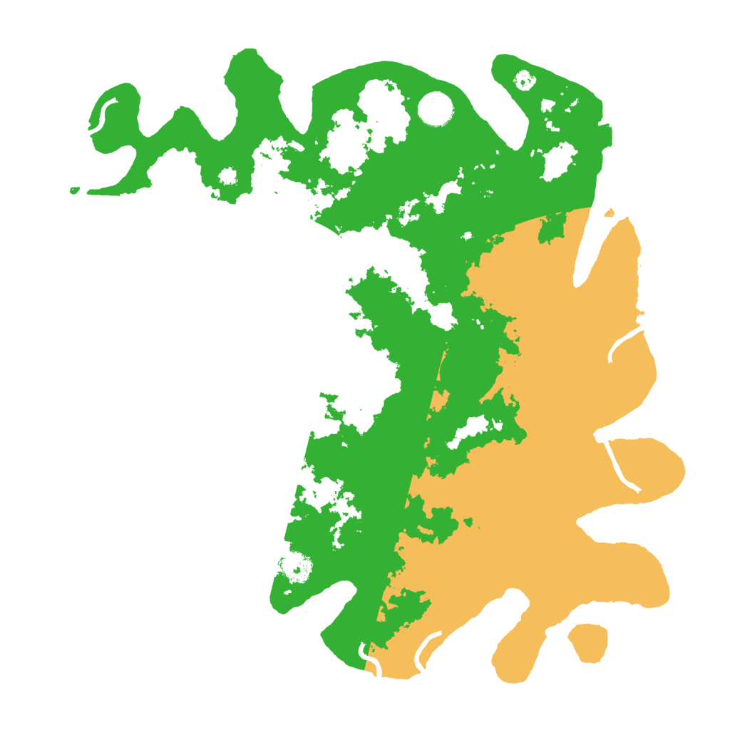 Biome Rust Map: Procedural Map, Size: 3700, Seed: 833225878