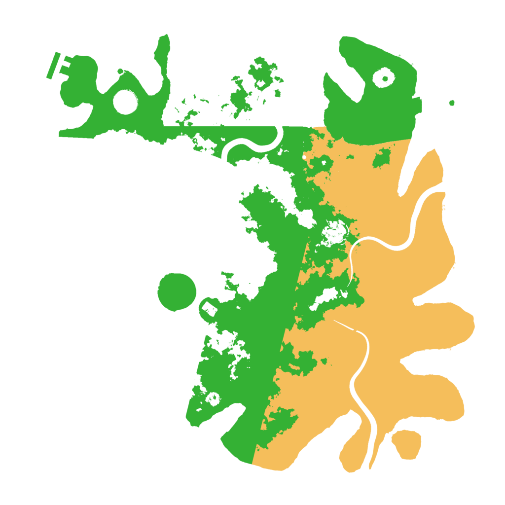 Biome Rust Map: Procedural Map, Size: 3700, Seed: 833225878