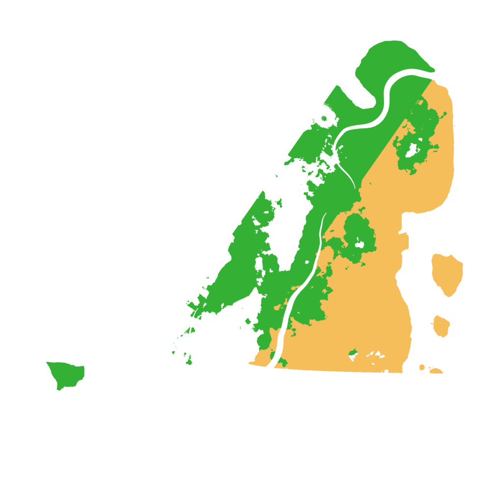 Biome Rust Map: Procedural Map, Size: 3500, Seed: 299974344