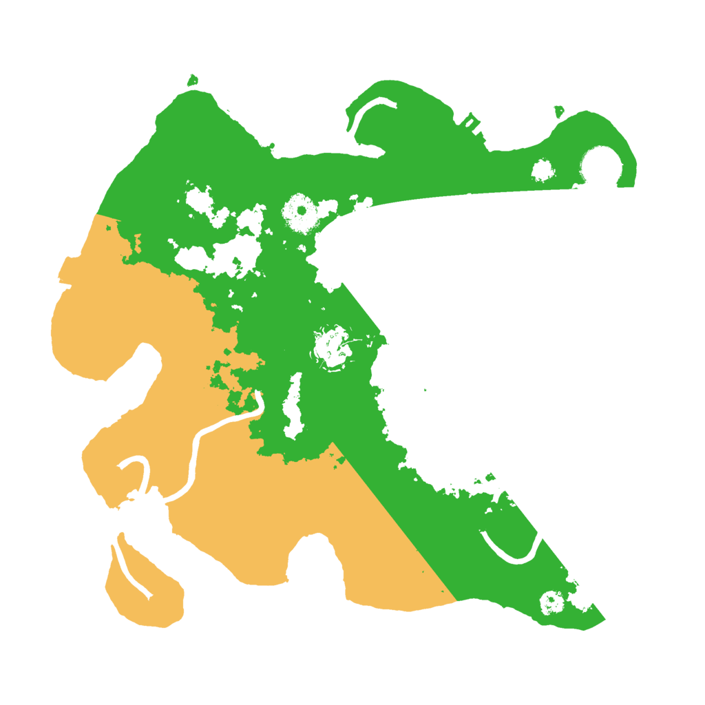 Biome Rust Map: Procedural Map, Size: 3000, Seed: 991165496