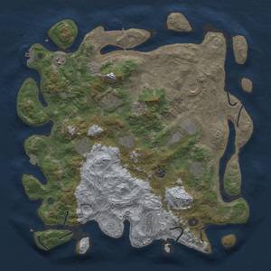 Thumbnail Rust Map: Procedural Map, Size: 4250, Seed: 169824582, 18 Monuments