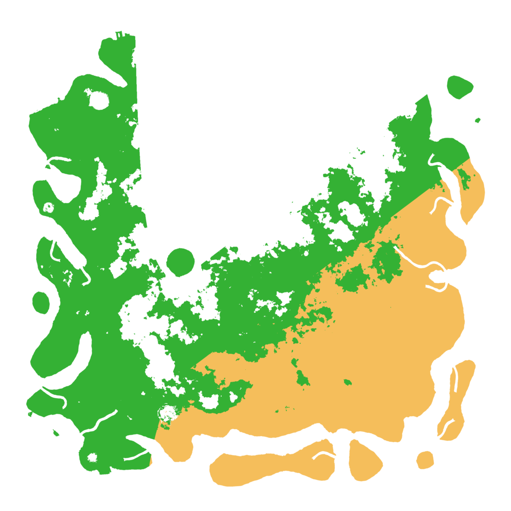Biome Rust Map: Procedural Map, Size: 5000, Seed: 13893