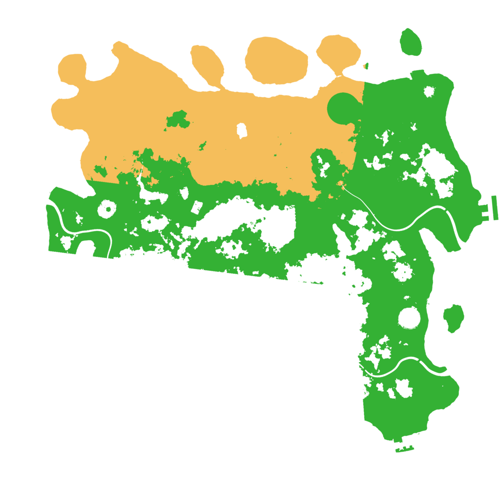 Biome Rust Map: Procedural Map, Size: 4145, Seed: 1566