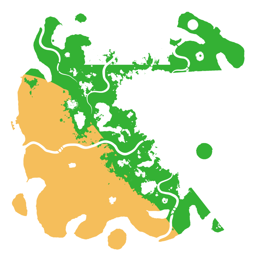 Biome Rust Map: Procedural Map, Size: 4500, Seed: 965543223