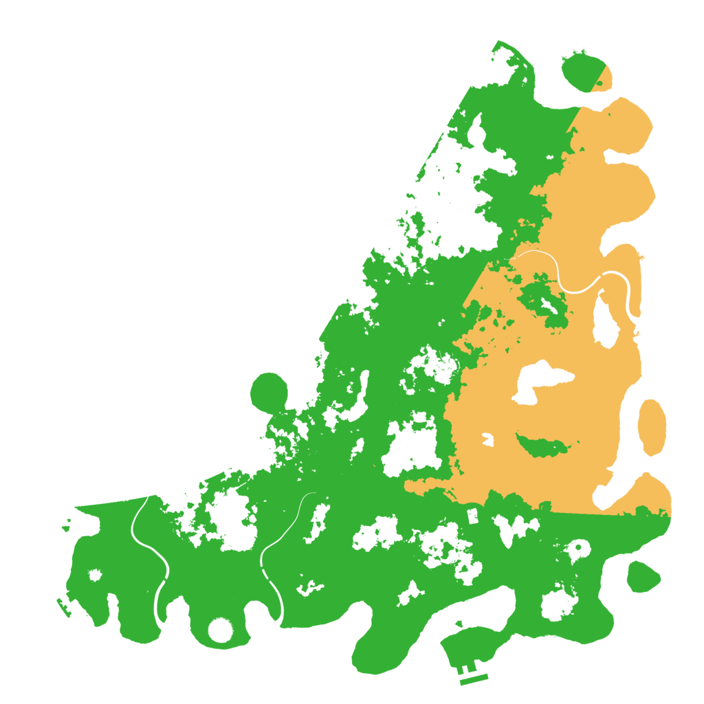 Biome Rust Map: Procedural Map, Size: 5000, Seed: 1679480890