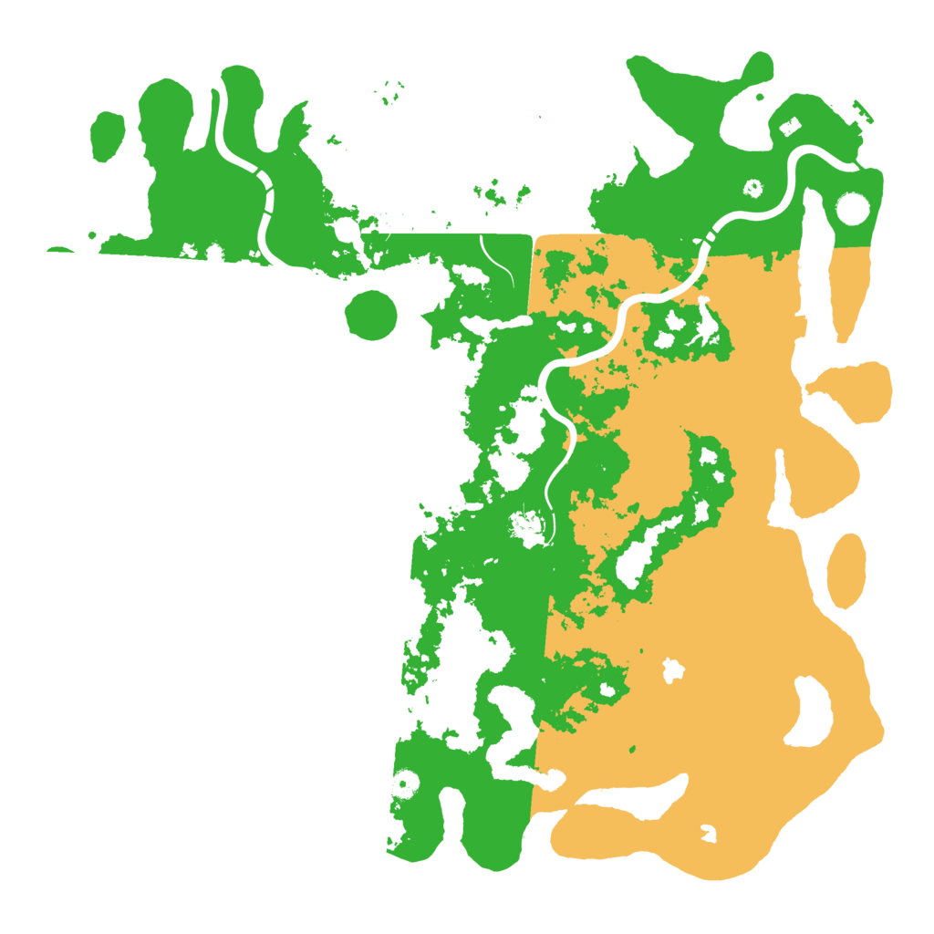 Biome Rust Map: Procedural Map, Size: 5000, Seed: 1200250191