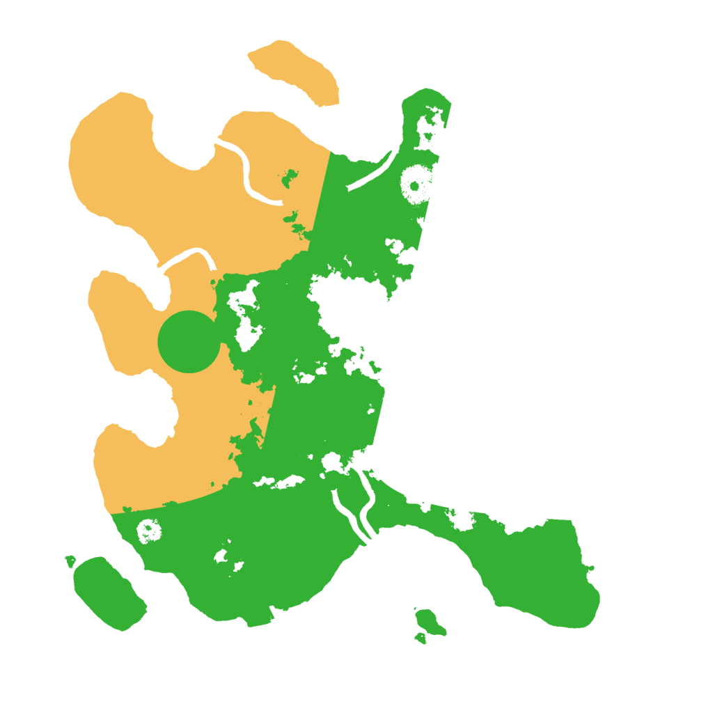 Biome Rust Map: Procedural Map, Size: 3000, Seed: 1564399868