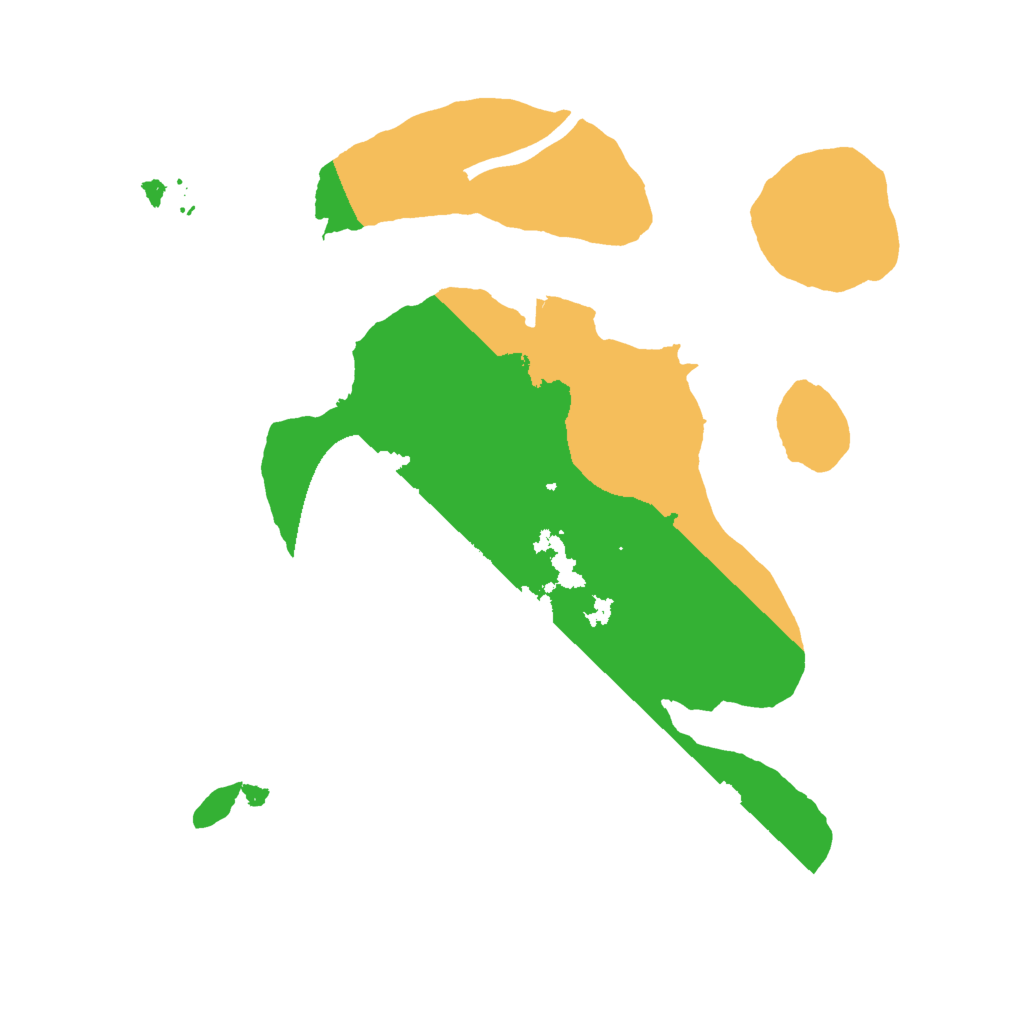 Biome Rust Map: Procedural Map, Size: 2000, Seed: 1152287217