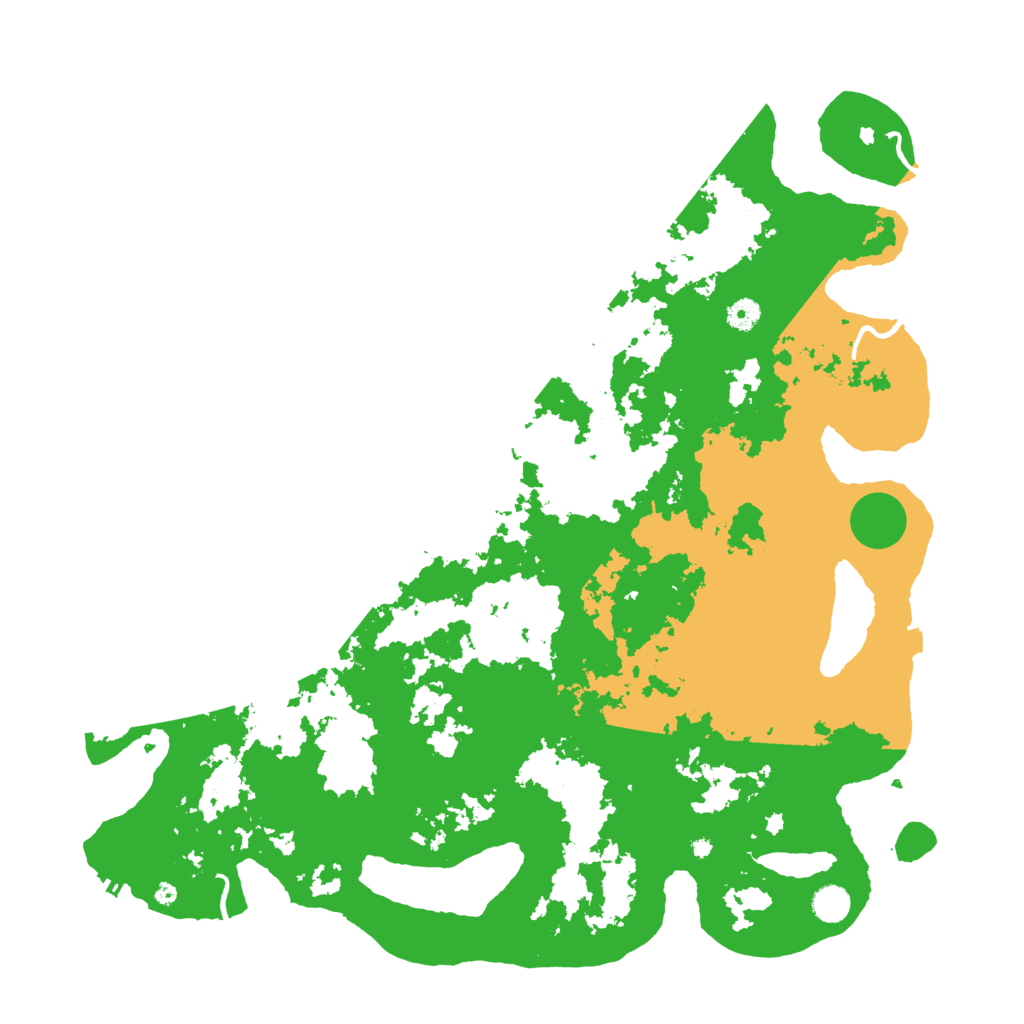 Biome Rust Map: Procedural Map, Size: 4800, Seed: 14438