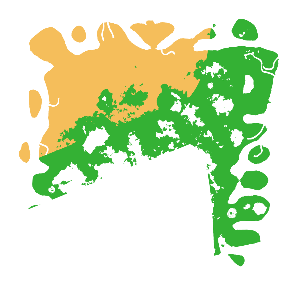 Biome Rust Map: Procedural Map, Size: 4500, Seed: 50294182