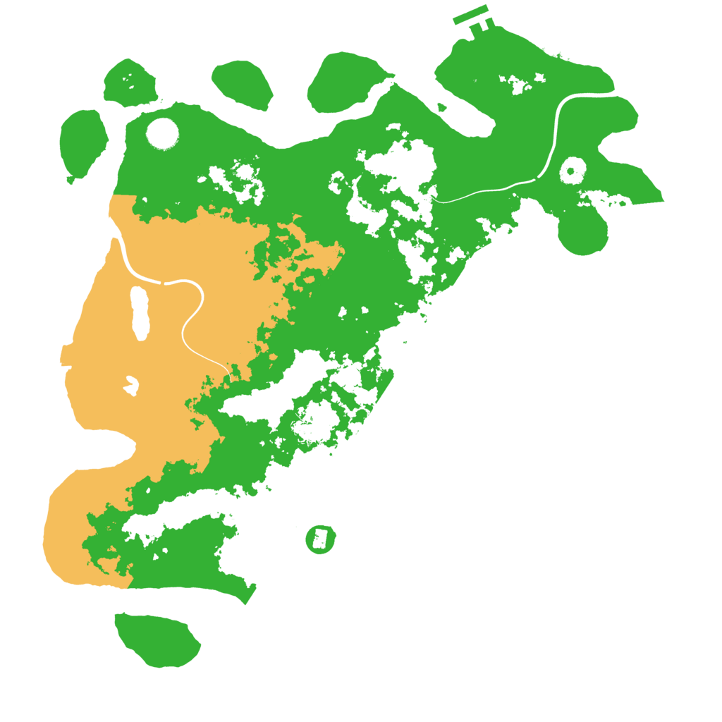 Biome Rust Map: Procedural Map, Size: 4000, Seed: 482569