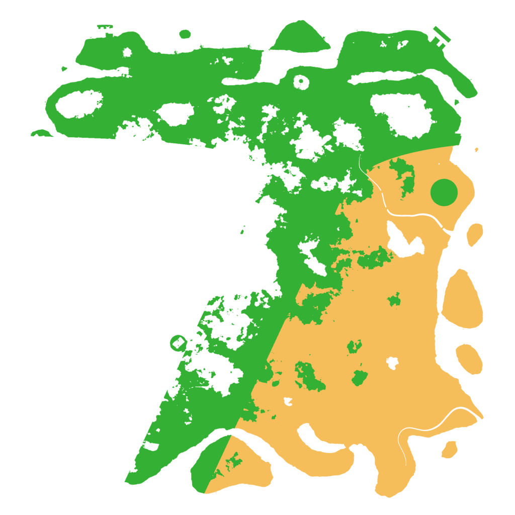 Biome Rust Map: Procedural Map, Size: 5000, Seed: 1328205394