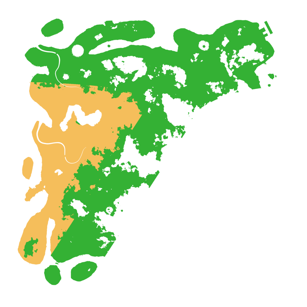 Biome Rust Map: Procedural Map, Size: 4500, Seed: 470851982