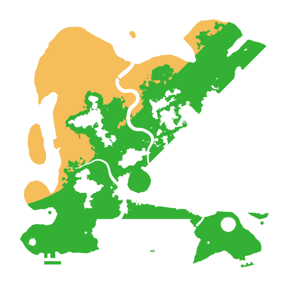 Biome Rust Map: Procedural Map, Size: 3500, Seed: 1587317813