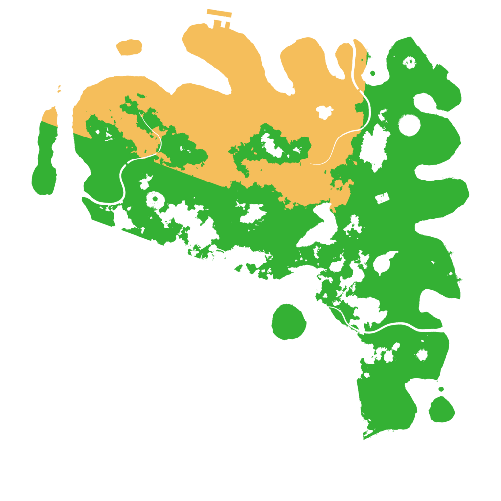 Biome Rust Map: Procedural Map, Size: 4100, Seed: 77104041