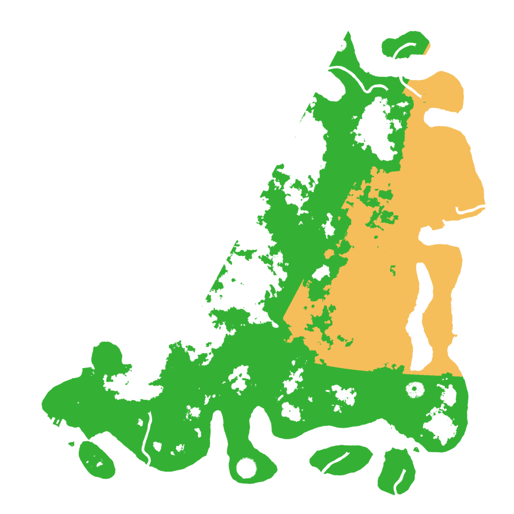 Biome Rust Map: Procedural Map, Size: 4500, Seed: 17364471