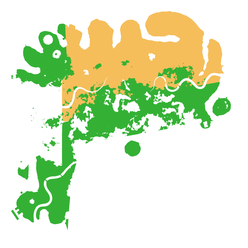 Biome Rust Map: Procedural Map, Size: 4500, Seed: 810697420