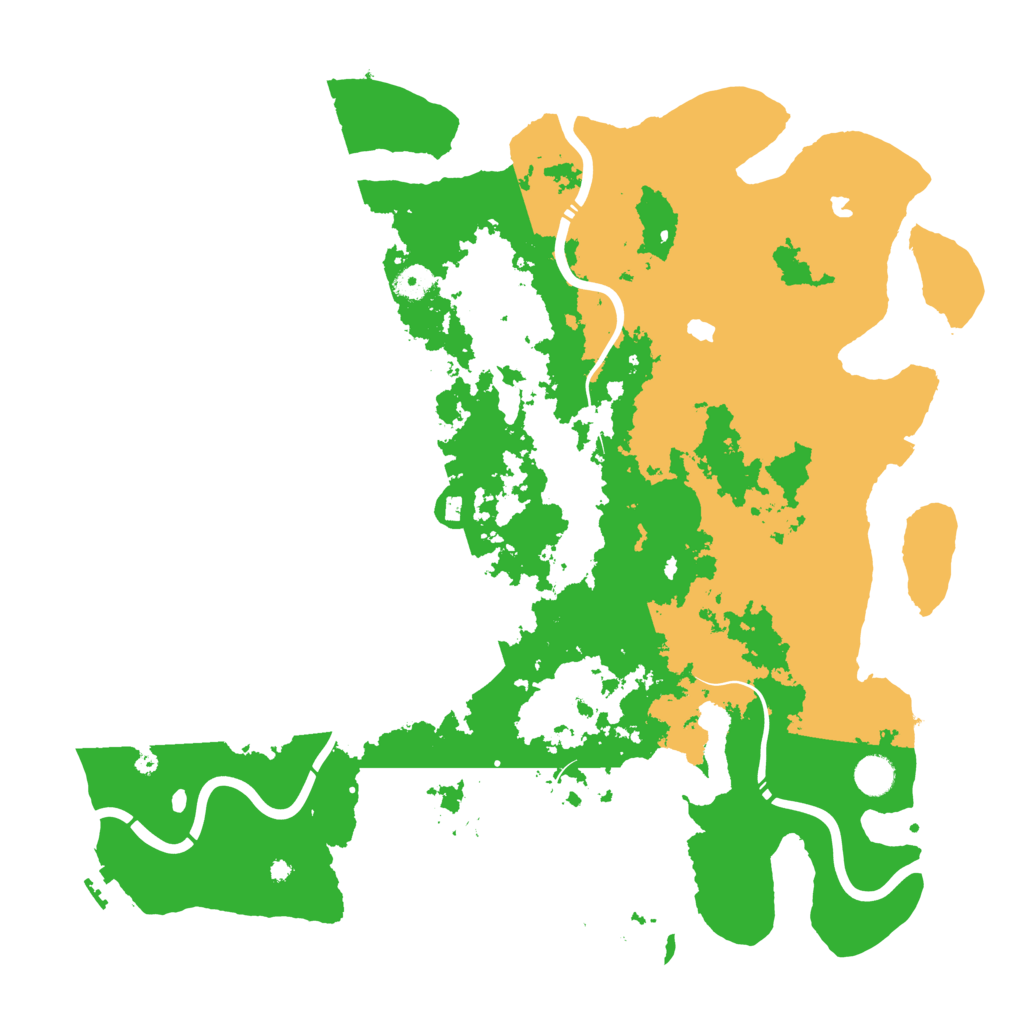 Biome Rust Map: Procedural Map, Size: 4500, Seed: 99095462